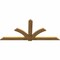 Ekena Millwork Redmond Rough Sawn Timber Gable Bracket, Western Red Cedar, 96"W x 44"H x 2"D x 6"F, 11/12 Pitch GBW096X44X0206RED00RWR - alternate 5
